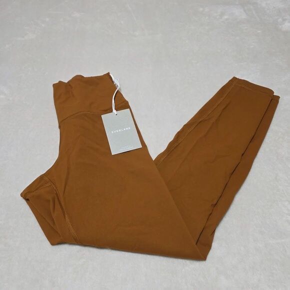 Everlane Pants - Everlane Leggings Size Small Amber Rust Copper Crop Renew Performance High NWT